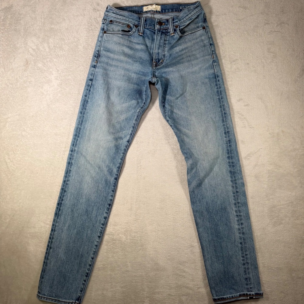 Madewell Slim Mens Jeans Light Wash Blue Denim 29x32 DM6533
